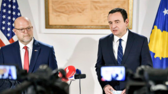 Aljbin Kurti i Džefri Hovenijer Aljbin Kurti i Džefri Hovenijer