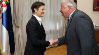 Ana Brnabić i Žerar Larše