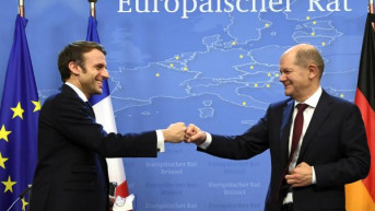 Emanuel Makron i Olaf Šolc