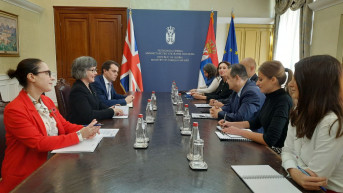 Ivica Dačić i Šan Meklaud