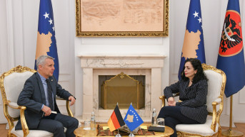 Jorn Rode i Vjosa Osmani