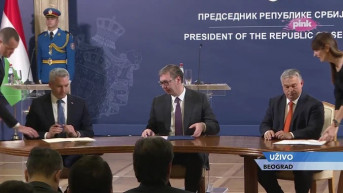 Karl Nehamer, Aleksandar Vučić i Viktor Orban Karl Nehamer, Aleksandar Vučić i Viktor Orban