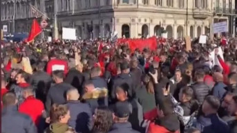 Protest Albanaca u Londonu