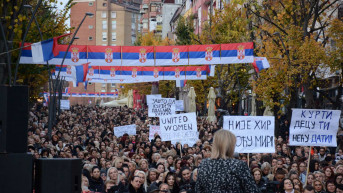 Skup žena u Severnoj Mitrovici