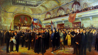Velika narodna skupština 1918. godine delo Anastasa Bocarića