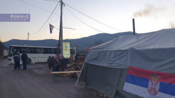 Barikada u Ibarskoj Slatini kod Leška