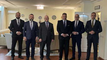 Džefri Hovenijer i Gabrijel Eskobar  sa predstavnicima Srpske liste