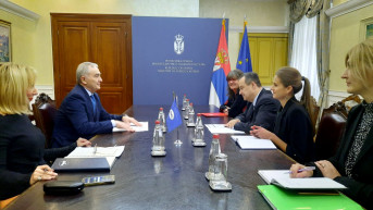 Ivica Dačić i Lazar Komanesku