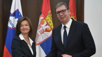 Tanja Fajon i Aleksandar Vučić Tanja Fajon i Aleksandar Vučić