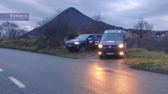 Kfor na barikadama u mestu Rudare