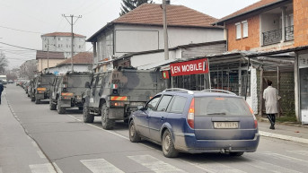 Kolona vozila Kfor