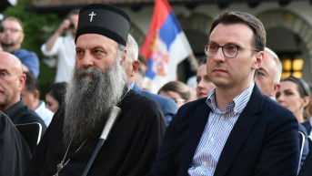 Patrijarh Porfirije i Petar Petković
