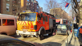Požar u Severnoj Mitrovici Požar u Severnoj Mitrovici