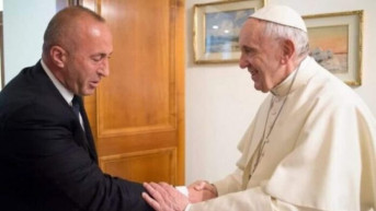 Ramuš Haradinaj i papa Franja
