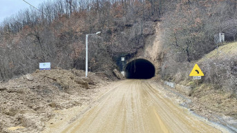Tunel kod brane jezera Gazivode