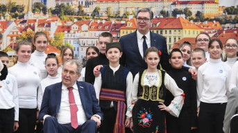 Aleksandar Vučić i Miloš Zeman