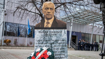Bista Olivera Ivanovića ispred Vlade Kosova Bista Olivera Ivanovića ispred Vlade Kosova
