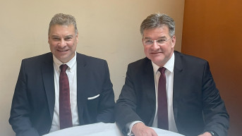 Gabrijel Eskobar i Miroslav Lajčak