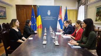 Ivica Dačić i Silvija Davidoju