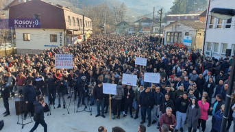 Protest Srba u Kamenici i Štrpcu