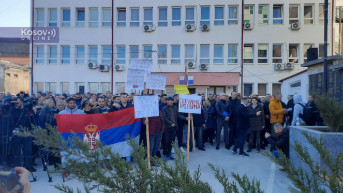 Protest Srba u Kamenici i Štrpcu
