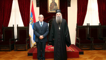 Stjuart Pič i patrijarh Porfirije