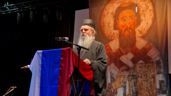 Vladika raško-prizrenski Teodosije na Svetosavskoj akademiji u Beču