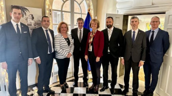 Ambasador Srbije Marko Đurić i Kosova Iljir Dugoli na prijemu ambasade EU u Vašingtonu