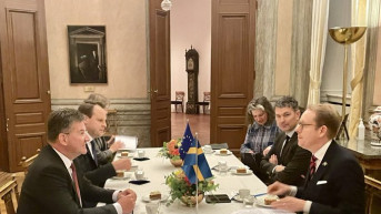 Miroslav Lajčak  i Tobijas Bilstrom 