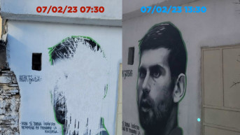 Mural Novaku Đokoviću u Orahovcu Mural Novaku Đokoviću u Orahovcu