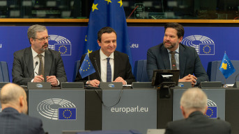 Aljbin Kurti u Strazburu sa poslanicima Evropske narodne partije