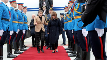 Ana Brnabić Katerina Sakelaropulu aerodrom doček Vlada Srbije