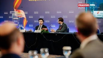 Dritan Abazović u Skoplju