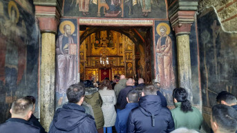 Opelo u manastiru Gračanica Opelo u manastiru Gračanica