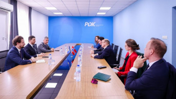 Memli Krasnići sa stranim diplomatama