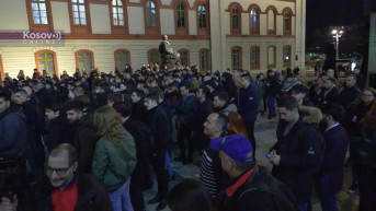 Protest "Studenti za Kosmet"