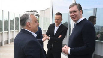 Viktor Orban, Aleksandar Vučić i Peter Sijarto