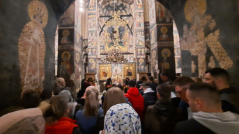Gračanica Vaskrs liturgija