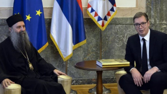 Patrijarh Porfirije i Aleksandar Vucic