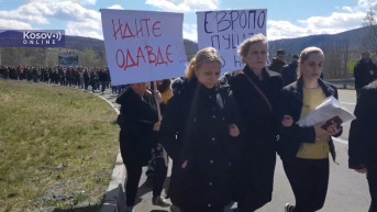 Protest građana na Bistričkom mostu Protest građana na Bistričkom mostu