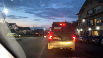 saobraćajna nesreća kod mesta Rudare