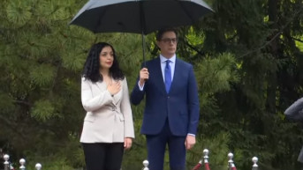 Vjosa Osmani i Stevo Pendarovski