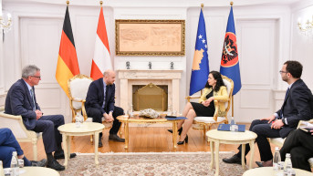 Vjosa Osmani sa Zaracinom i Ajgnerom