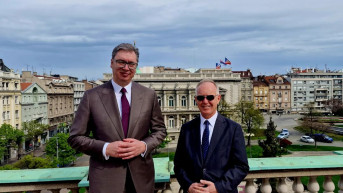 Aleksandar Vučić i Jan Bratu
