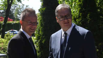 Aleksandar Vučić i Peter Sijarto