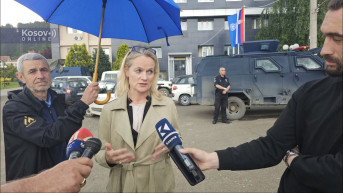 Fon Kramon ispred opštine Leposavić