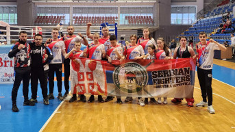 Kik boks klub Kosovska Mitrovica na prvenstvu u Kraljevu