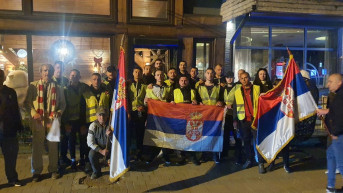 Mladići Kosovsko Pomoravlje miting Beograd Vučić