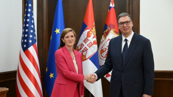 Samanta Pauer i Aleksandar Vučić