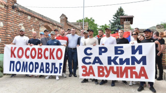 Srbi iz Kosovskog Pomoravlja sa Petkovićem u Orešcu